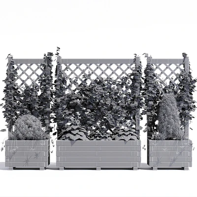 Planter with lattice — Ver 2