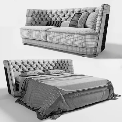 Sofa bed GORI Vittoria Frigerio by Frigerio Poltrone — Ver 2