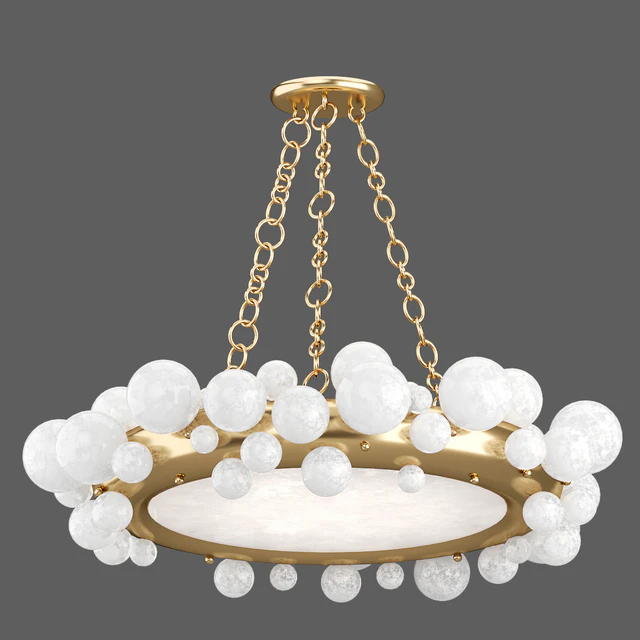 1st DIBS Bubble Ring Rock Crystal Chandelier by Phoenix — Descargar