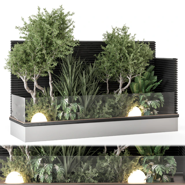Backyard and Landscape Set Bush and Tree - Set 1139 — Descargar