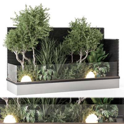 Backyard and Landscape Set Bush and Tree - Set 1139 — Ver 2