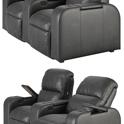 Moovia Dallas leather venice row 2 seat — Ver 2