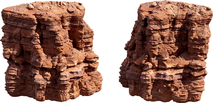 desert western cliff layered xl 005 — Descargar
