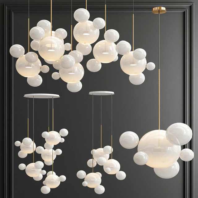 Four Exclusive Chandelier Collection 53 Milk Bubble — Скачать