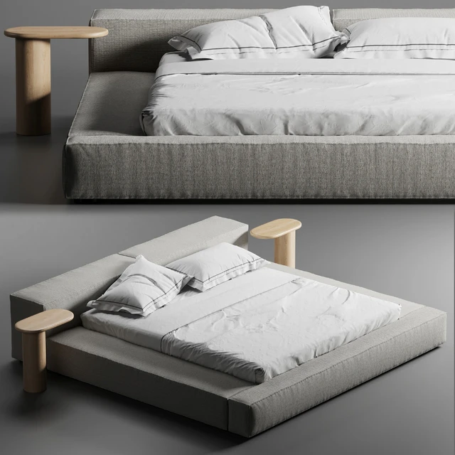 Extrasoft bed Living Divani — Скачать