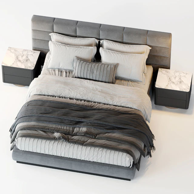Minotti lawrence bed — Descargar