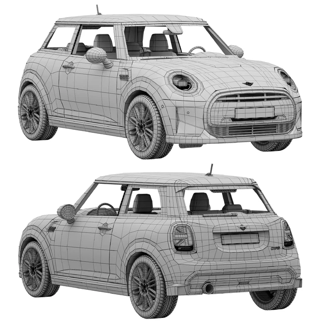 Mini Cooper 3-door 2022 — Скачать