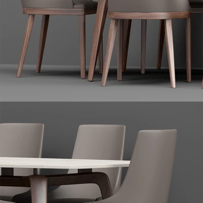 Table+chair set 005 (by Misuraemme) — Вид 2