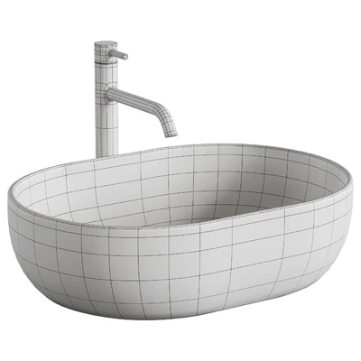 Countertop Basin Rea Amelia 48 — Ver 2