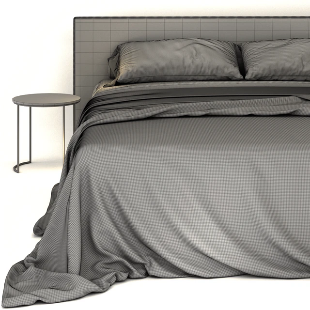 Meridiani stone black bed — Descargar