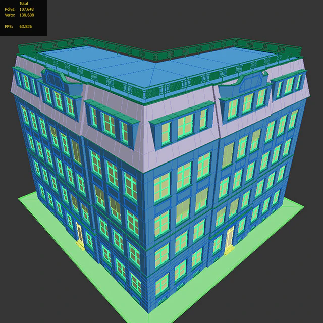 Apartment Building — Скачать