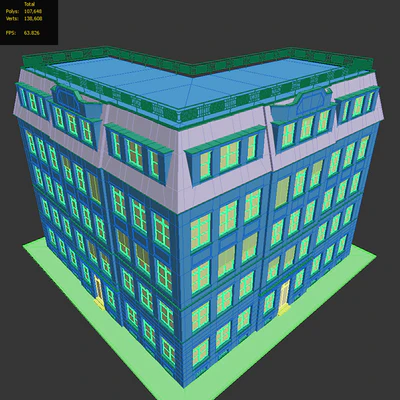 Apartment Building — Вид 2
