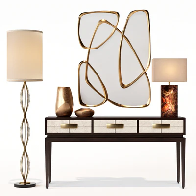 Allegro Three-Drawer Console Table — Ver 1