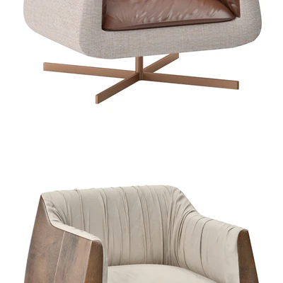 BLEU NATURE WAKI sofa 1 place + footstool — Ver 2