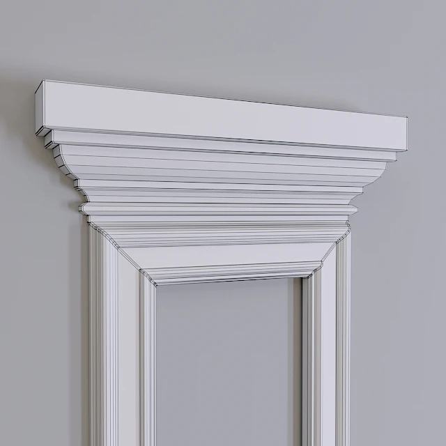 Пилястра Европласт. Капитель: 1.21.005, Молдинг: 1.51.307, База: 1.23.500 — Скачать