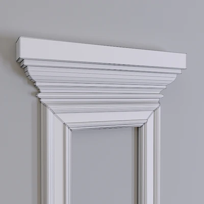 Пилястра Европласт. Капитель: 1.21.005, Молдинг: 1.51.307, База: 1.23.500 — Вид 2