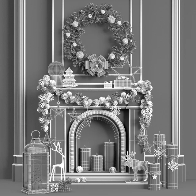 New year decorative set 3 — Скачать