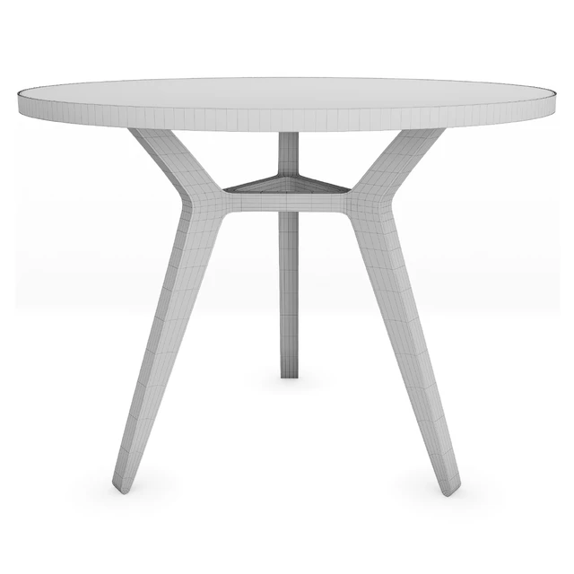 Table Taby walnut white 100 UNIKA MOBLAR — Descargar