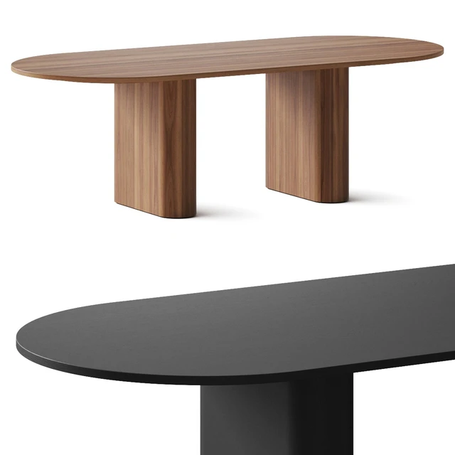 Arco Kami Oval 1 Dining Table — Скачать