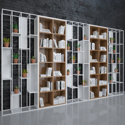 White Book Shelf — Ver 2