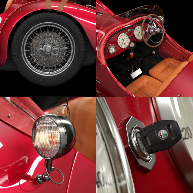 Alfa Romeo 8C 2900B Mille Miglia Roadster — Descargar
