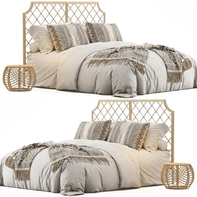 Arudin rattan bed — Descargar