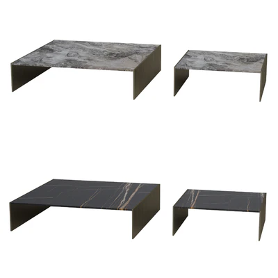 Linha Coffee table squar (Minotti) — Ver 2