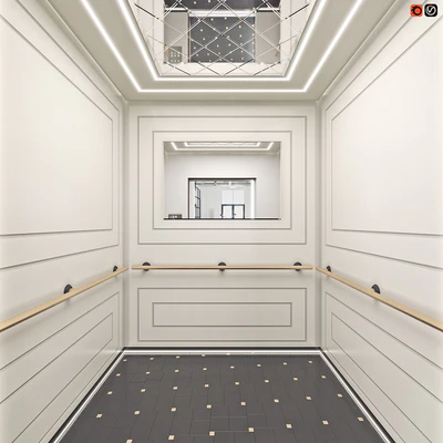 Elevator with interior 1 — Вид 2