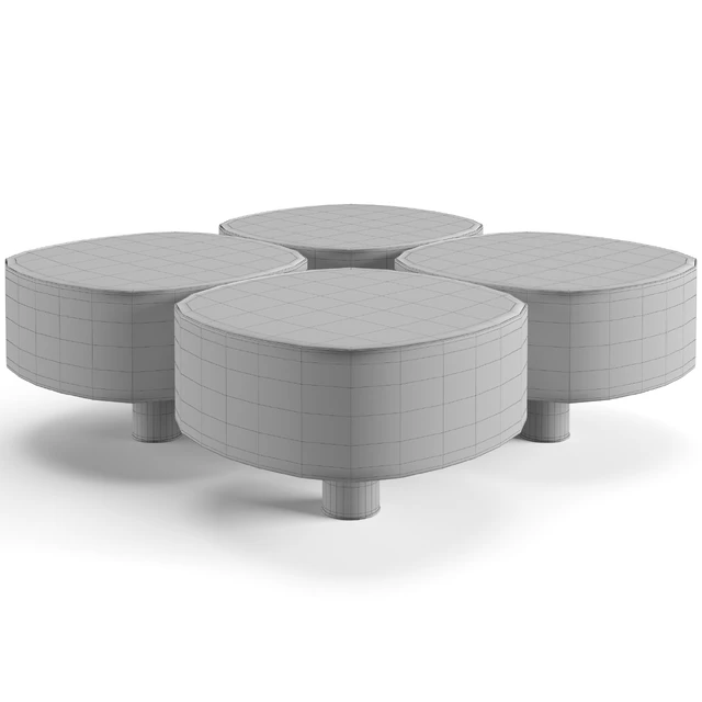 Fendi Casa Pastille coffee tables set — Скачать