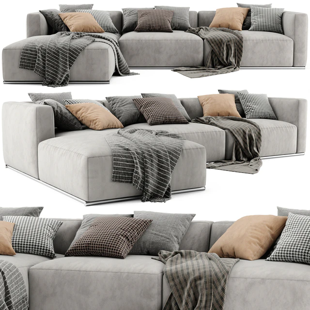 Poliform Shangai Chaise Longue Sofa 2 — Descargar