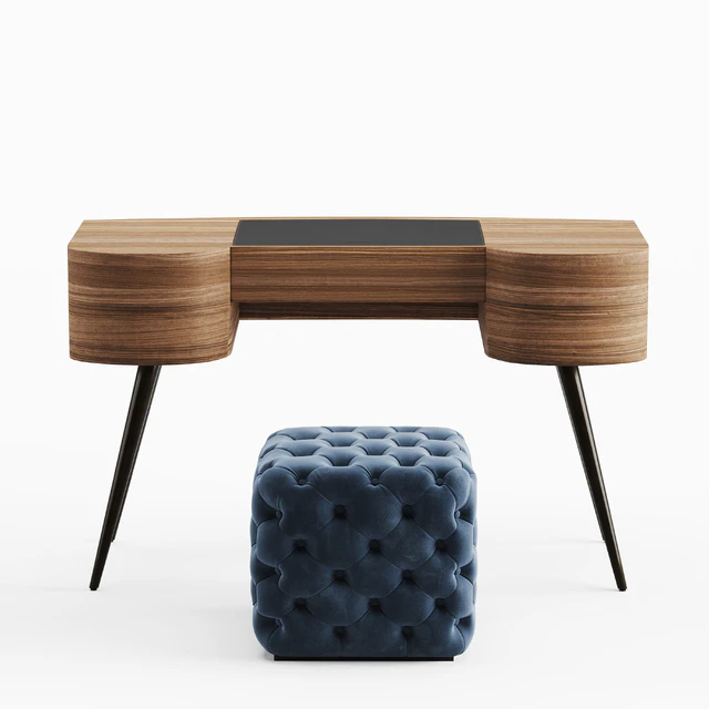 Porada Micol dressing table and Alcide pouf — Descargar