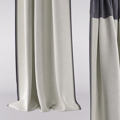 CURTAIN WITH ZIPPER — Ver 2