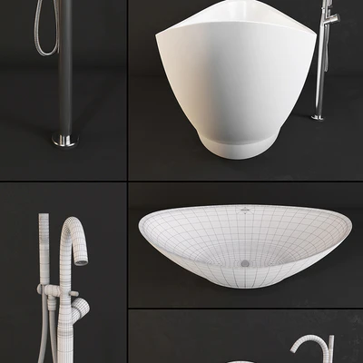 Bathtub PAA - Felice and Faucet Fantini - Nostromo — Вид 2