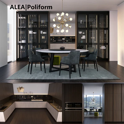 Кухня Poliform Varenna Alea 2 (vray GGX, corona PBR) — Вид 1