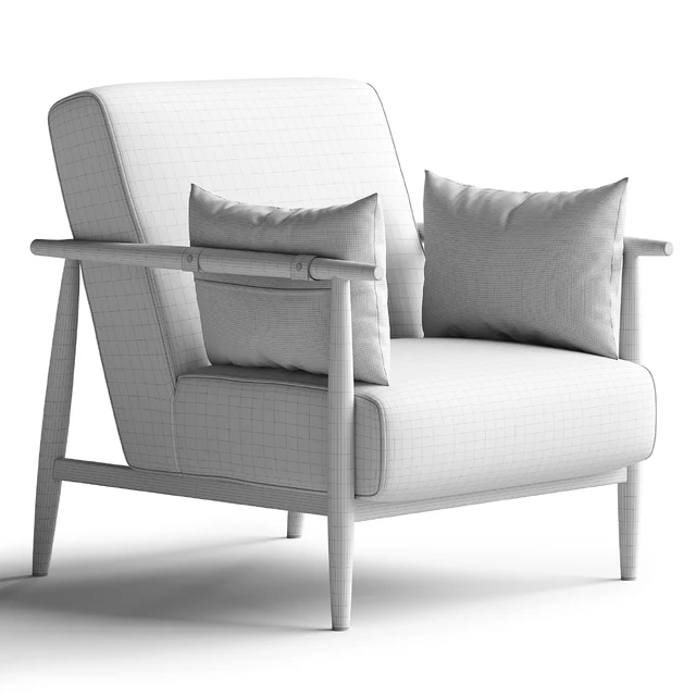Sirolo oak armchair — Descargar