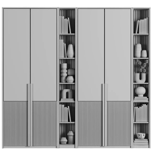 Cabinet with shelves 050 — Скачать