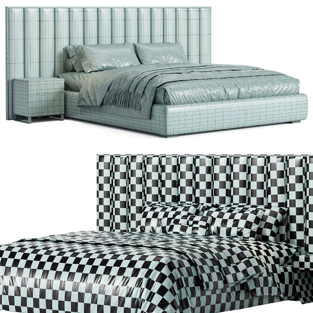 Haymon Velvet Bed by Mercer 41 — Скачать