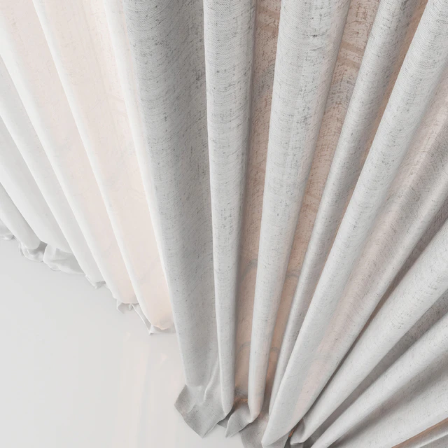 Curtains Long Linen set 02 — Descargar