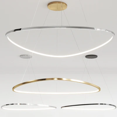 SLIM DELTA Soft Hanging Lamp — Ver 2