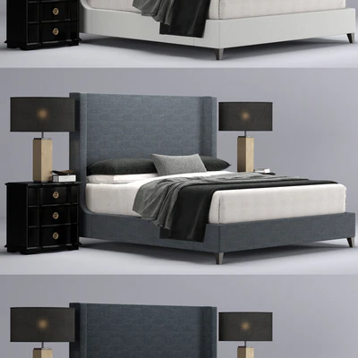 Restoration Hardware Grayson Sleigh bed — Вид 3