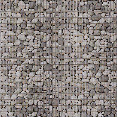 Stone gabion seamless texture — Вид 1