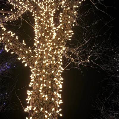 Holiday glowing trees — Ver 2