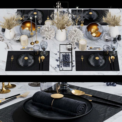 Luxury table setting — Ver 1