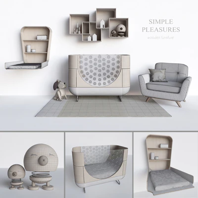 Wood Kids Room | Children's — Ver 2