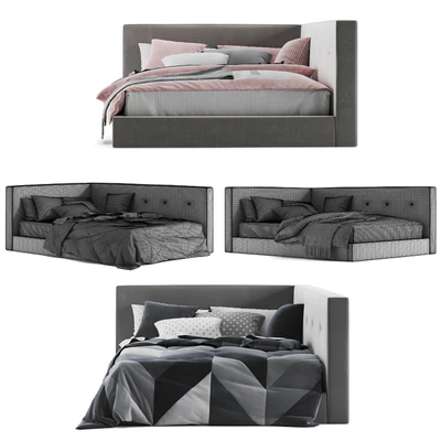 Pottery Barn Cushy Lounge Platform Corner Bed — Ver 2