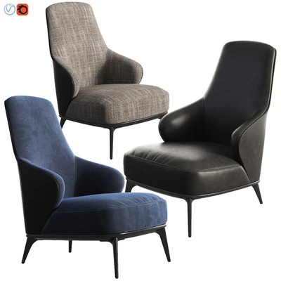 Minotti Leslie Bergere Armchair — Вид 1
