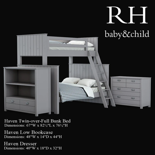 Haven Twin-over-Full Bunk Bed — Descargar