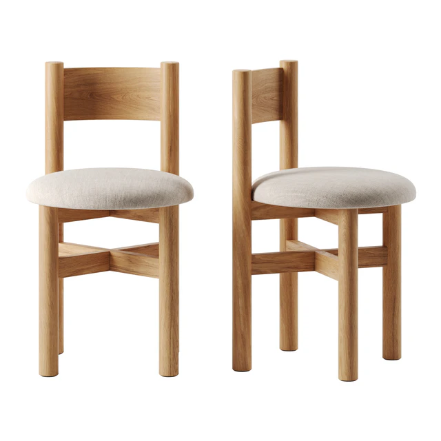 Teddy Dining Chair by House of Leon — Скачать