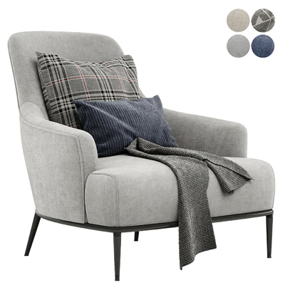 ESME Fabric armchair By Borzalino — Ver 2