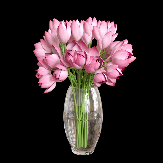 Lotus vase #4 — Скачать